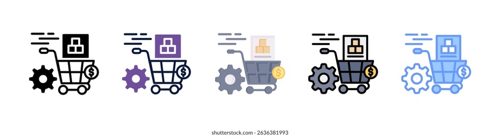 Procurement Icon Element For Design And Vector