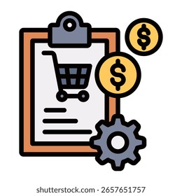 Elemento De Ícone De Aquisição Para Design E Vetor