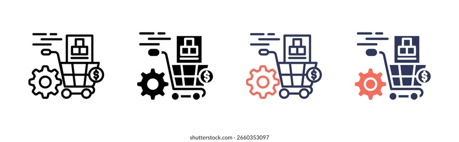 Procurement Icon Element For Design And Vector
