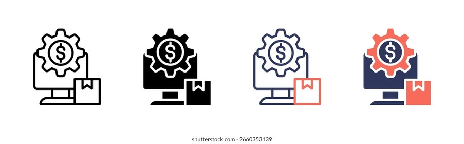Elemento De Ícone De Aquisição Para Design E Vetor