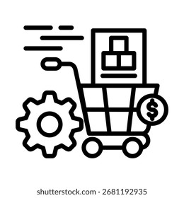 Elemento De Ícone De Aquisição Para Design E Vetor