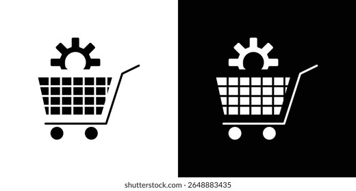 Ícone de aquisição de um vetor de estilo simples
