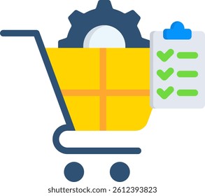 Procurement Icon Flat Vector Illustration