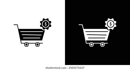 Procurement icon line art vector