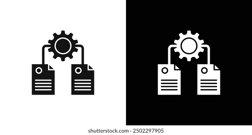 Procurement icon logo set vector