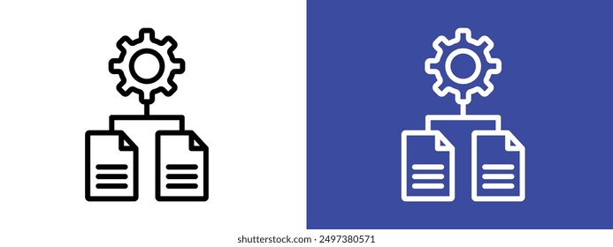 Procurement icon logo sign set vector outline