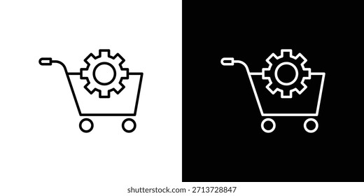 Ícone de aquisição, sinal de vetor da estrutura de tópicos, download do design do logotipo