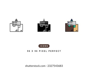 Procurement Icon. Product Order Demand Symbol Stock Illustration. Vector Line Icons For UI Web Design And Presentation