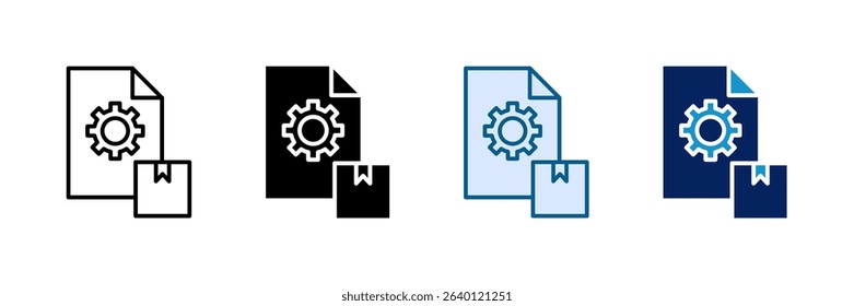 Procurement Icon Set Multiple Style Collection