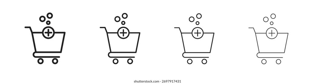 ícone Aquisição. Design fino, leve, regular e negrito, isolado no fundo branco