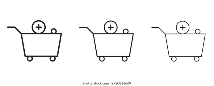 Ícone de aquisição símbolo de linha fina no plano de fundo branco, ilustração de vetor de traçado editável