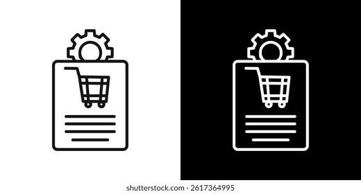 Procurement icon. vector illustration, pictogram isolated. editable