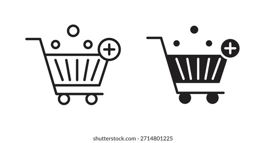 Ícone de compras vetor, Símbolo, ilustrações do logotipo