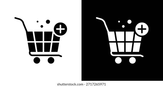 Ícone de compras vetor, Símbolo, ilustrações do logotipo