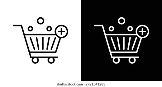 Icono de compras Vector, símbolo, ilustraciones de logotipo