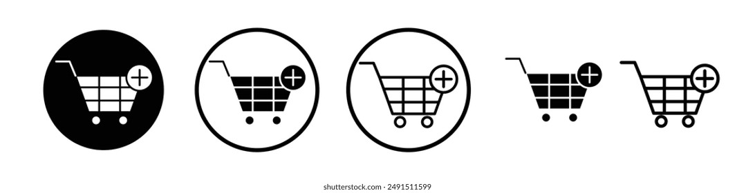 Procurement liner icon collection on white background