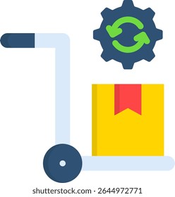 Ícone do Procurement Management - Ilustração de Vetor Simples