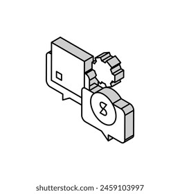 procurement process isometric icon vector. procurement process sign. isolated symbol illustration