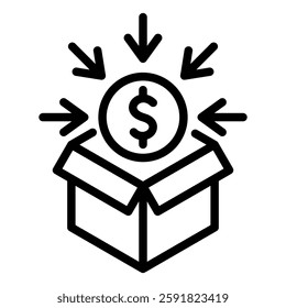  Procurement production Icon Element For Design