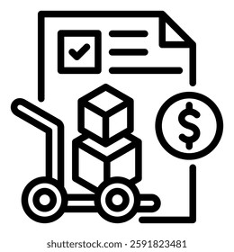  Procurement production Icon Element For Design