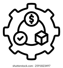  Procurement production Icon Element For Design