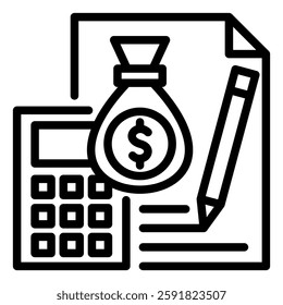  Procurement production Icon Element For Design
