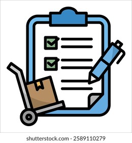 Procurement Reports Icon Element For Design
