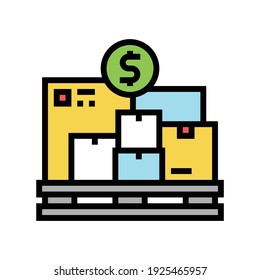 procurement service color icon vector. procurement service sign. isolated symbol illustration