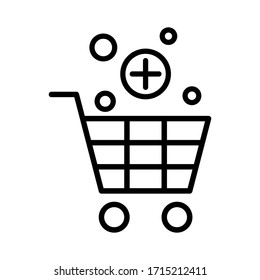 Procurement Vector Icon. Shopping Cart Illustration Sign. Basket Symbol.