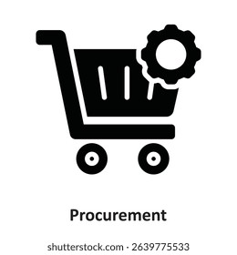 Procurement Vector Icon which can easily modify or edit

