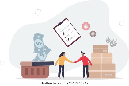 Procurement work as supply chain and order processing.Occupation with task to control demand and communication with suppliers.