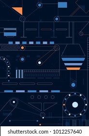 Prodiction Line Art Illustration Vector Graphics