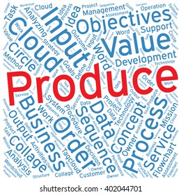 Produce,Word cloud art  background