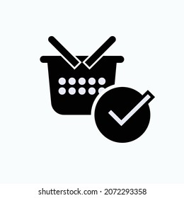 Product Accepted Icon. Passed, Success Marketing Symbol - Vector.