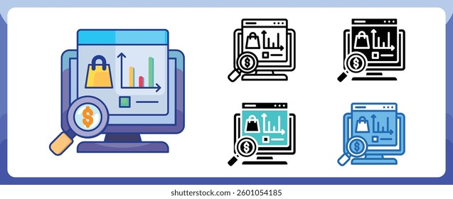 Product Analysis Multi Style Icon, Digital Marketing