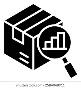 Product Analytics Icon Element For Design