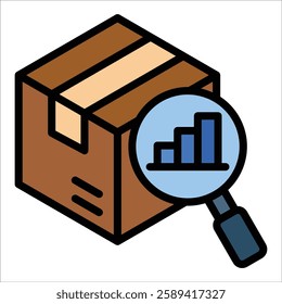 Product Analytics Icon Element For Design
