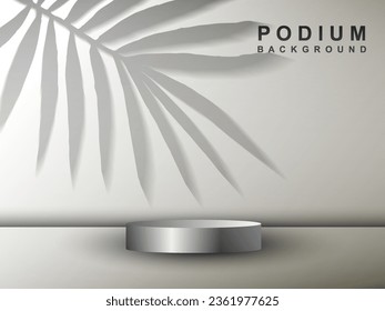 
Fondo de producto 3d escena mínima podio con pedestal. mostrando la representación vectorial 3d del fondo con podio. estár a favor de la presentación de productos cosméticos 3d. ilustración vectorial EPS 10.