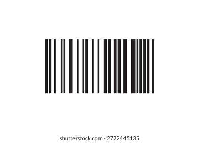 Produkt-Barcode mit Zahlen einzeln auf weißem Hintergrund, Einzelhandelspreis-Code-Symbol für Einkauf, Inventar, Verpackung und Store-Design