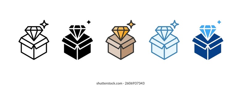 Product Benefit Icon Set Multiple Style Collection
