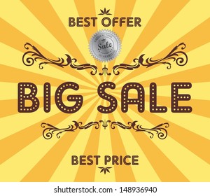 product big sale floral vintage page