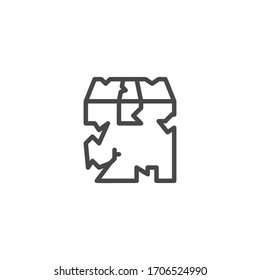 ilustración vectorial de cuadro de producto