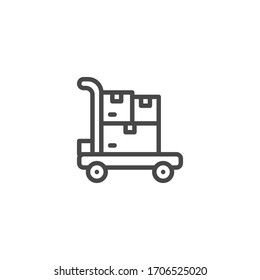 product box icon vector illustration flat