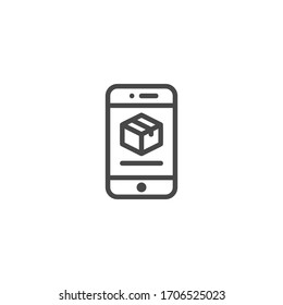 product box icon vector illustration flat