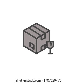 Vektorillustration des Produktkastens