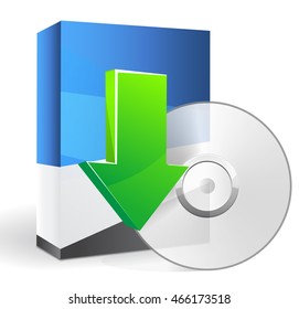 Product Box With Media CD Download Software