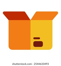 Product Box sales marketing icon illustration