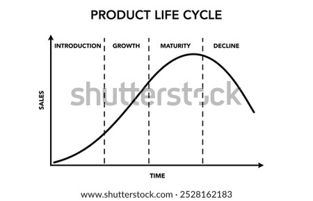 A product or business lifecycle typically consists of four stages: introduction, growth, maturity, and decline. Understanding these stages is crucial for developing effective marketing strategies.