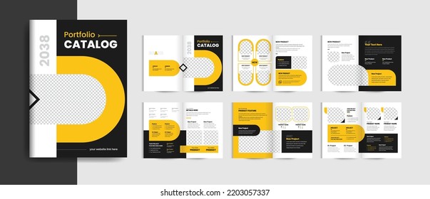 Product Catalog or Catalogue Design modern a4 product catalog design template