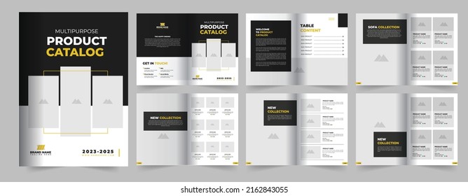 Product Catalog Or Catalogue Template Design